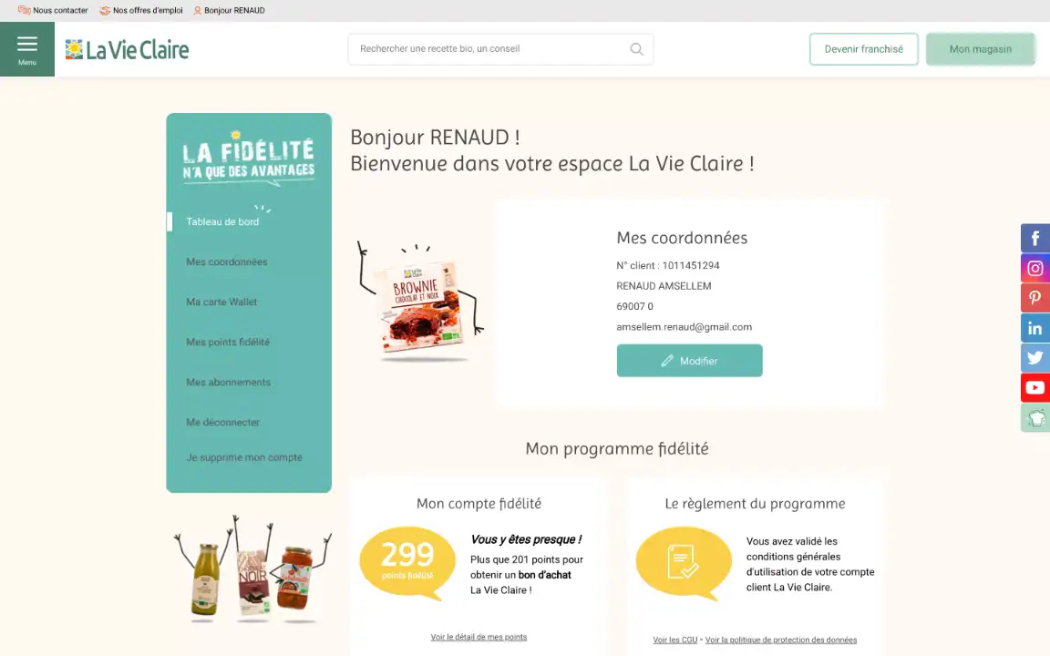 Lavieclaire account