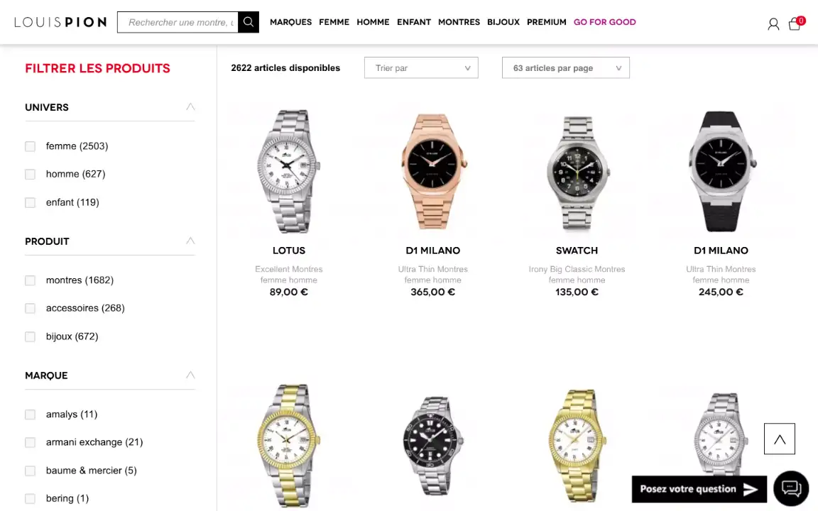 louispion listing products