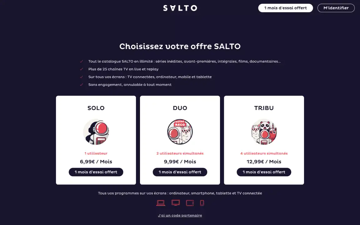 Salto website